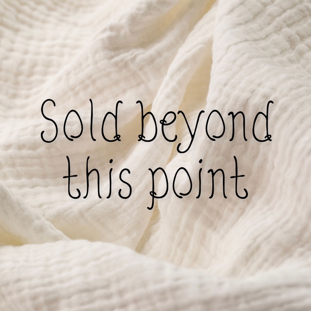 Sold beyond this point 🤗